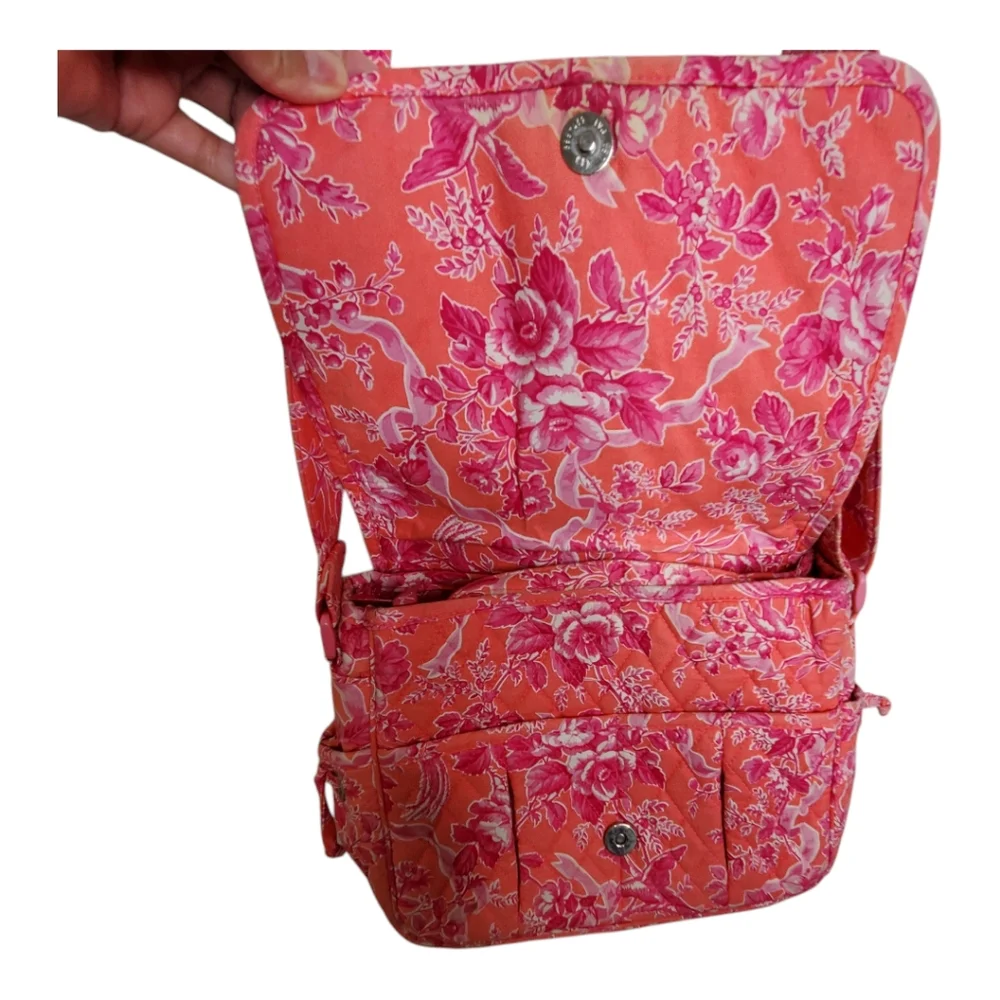 Vera Bradley Hope toile 2pc set coral paisley shoulder cottogecore bag - Picture 5 of 10